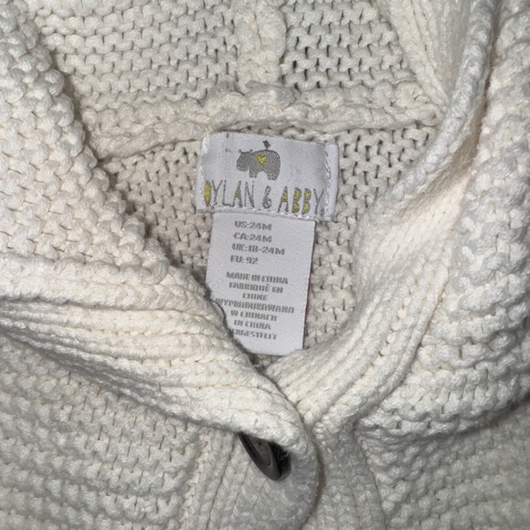 Dylan & Abby Cream Knit Cardigan - Picture 3 of 4